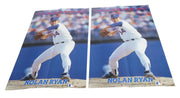 MLB Nolan Ryan Posters 16x24 Set Of 2 Retro Collectible Nostalgic Sports Mancave