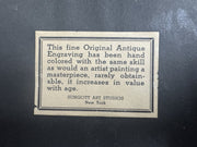 Print Vintage W.H. Bartlett J. Cousin The Genesee Falls Rochester 1883