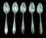 International Silver New England Silverplate Rosemary Spoons Set Of 5 Vintage