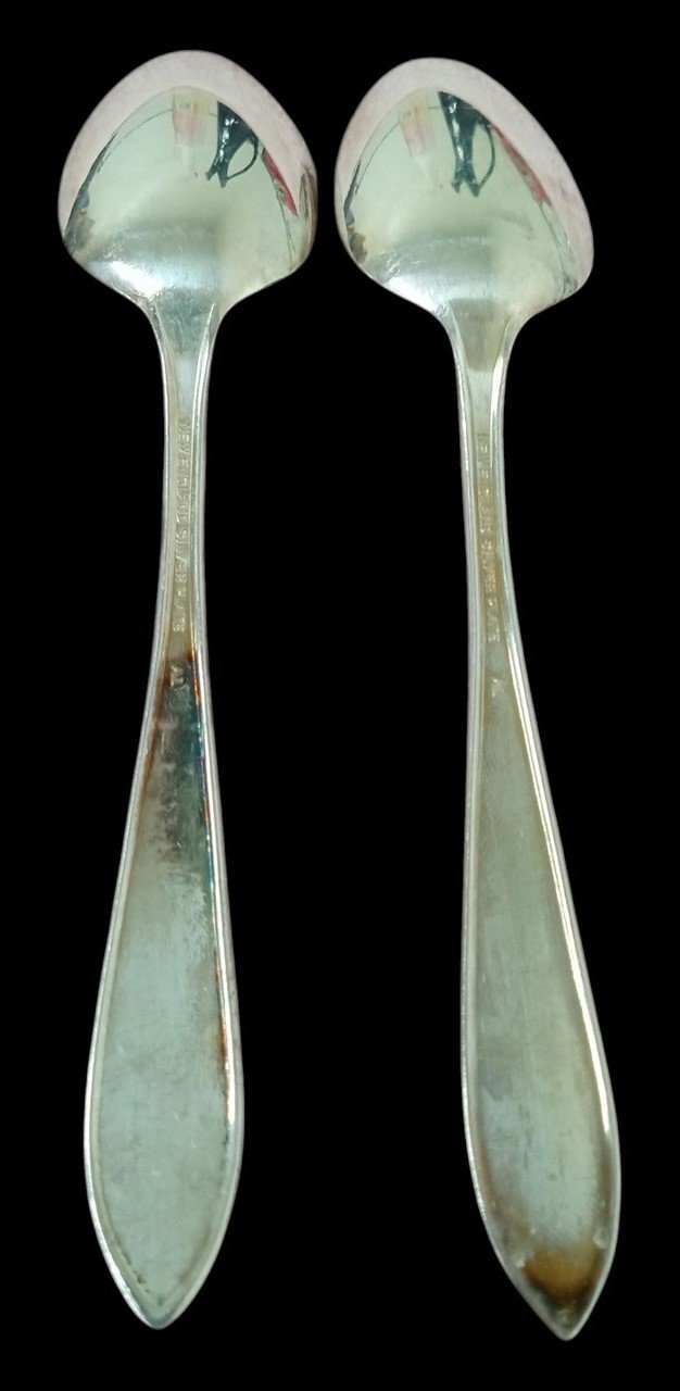 International Silver New England Silverplate Rosemary Spoons Set Of 5 Vintage
