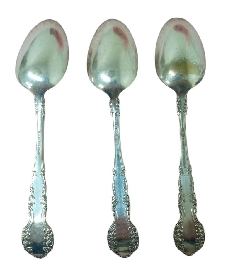International Silver Rogers & Bro New Century Silverware 3 Spoons Vintage