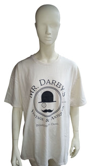 Mr.Darby's Vintage & Antiques Shirt White Unisex Clothing Ohio Local Business
