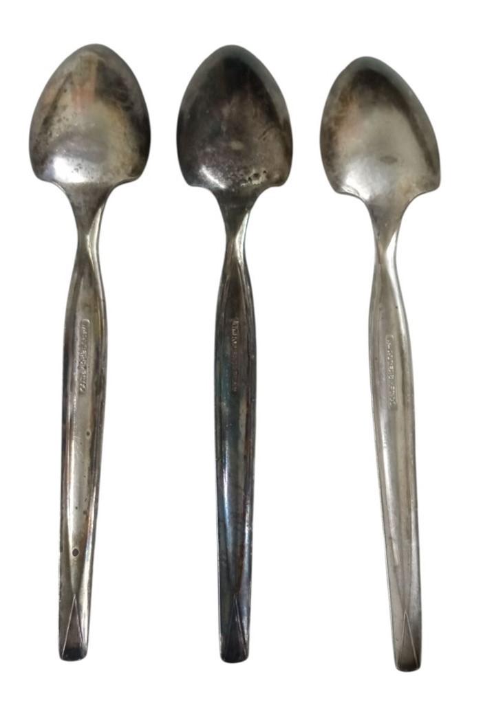 International Silver WM Rogers Concept Fruit Spoons Set Of 3 Vintage Collectible