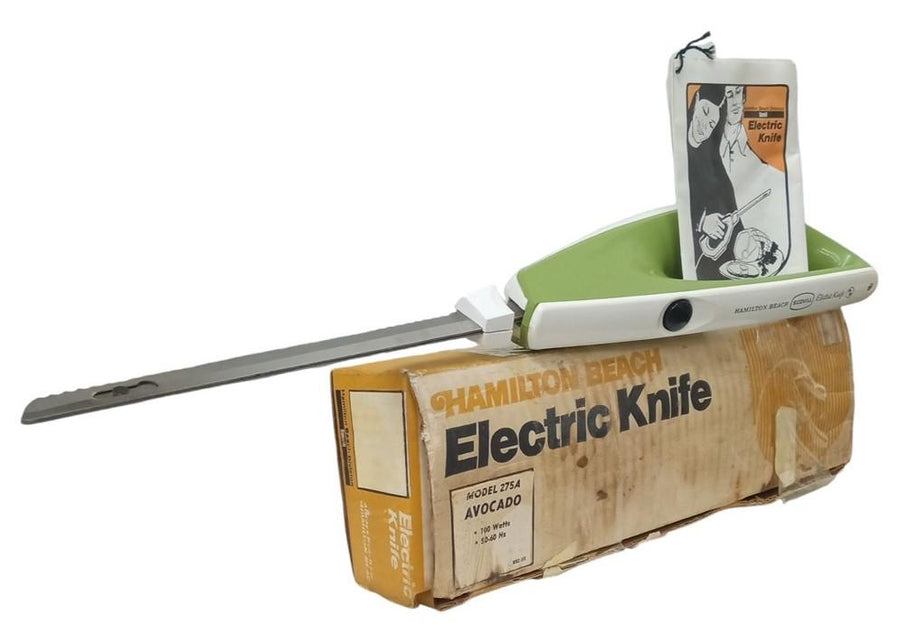 Hamilton Beach Electric Knife With Box Vintage Collectible Nostalgic Kitchenware