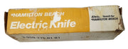 Hamilton Beach Electric Knife With Box Vintage Collectible Nostalgic Kitchenware