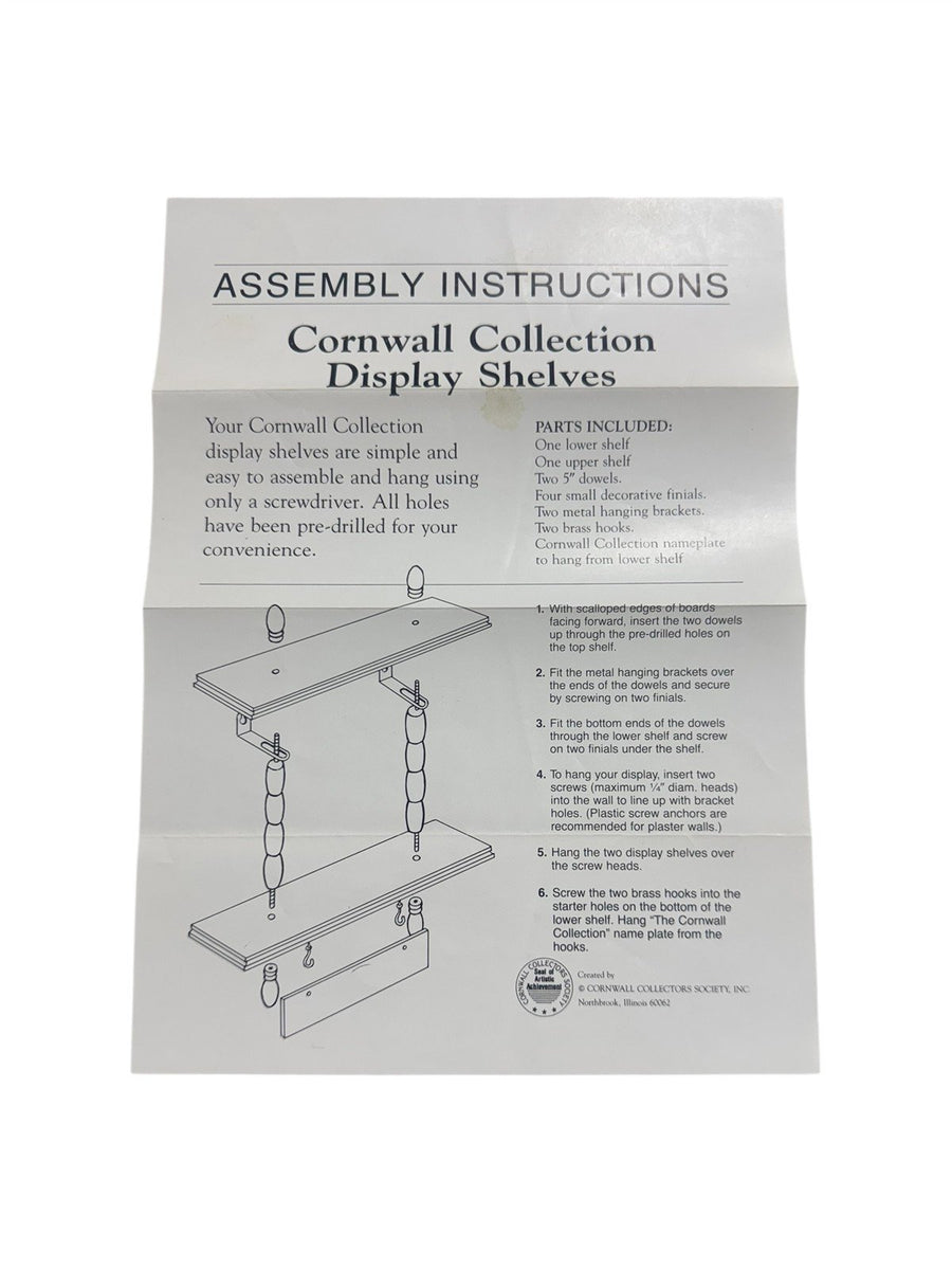 Rack Wall Cornwall Collection Display New Original Box Home Decor