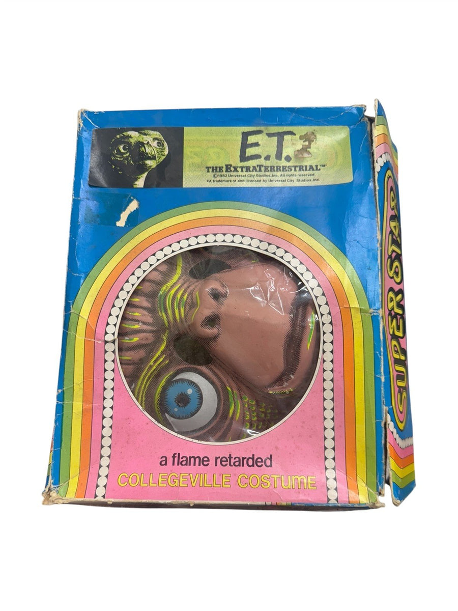 E.T. Vintage Costume with Mask Super Star Original Box Medium 47" to 52"
