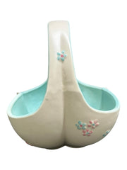 Hull Pottery Butterfly Candleholders, Vase, Ashtray, Tray and Basket Vintage Lot