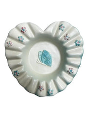 Hull Pottery Butterfly Candleholders, Vase, Ashtray, Tray and Basket Vintage Lot