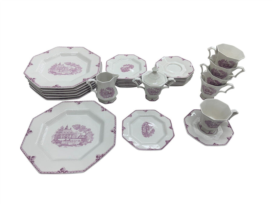 Castleton Independence Ironstone China Carriage House Pattern Dinnerware Set