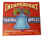 Yakima Washington Apple Crate Labels 9x11 Set Of 7 Vintage Nostalgic