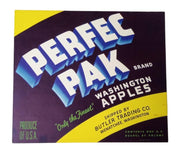 Wenatchee Washington Produce Crate Labels 9x10 Set Of 7 Vintage Collectible