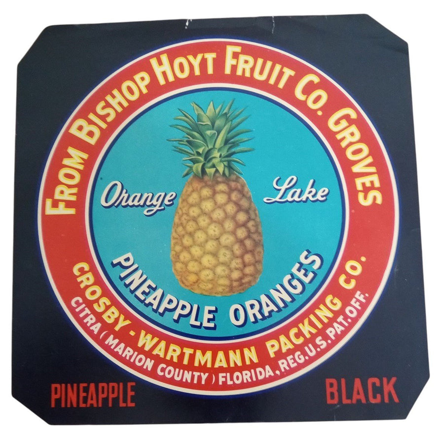 Fruit/Produce Crate Labels Set Of 7 Vintage Collectible Nostalgic 1960s