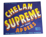 Fruit/Produce Crate Labels Set Of 7 Vintage Collectible Nostalgic 1960s