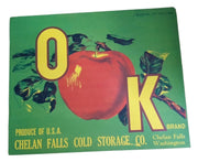 Fruit/Produce Crate Labels Set Of 7 Vintage Collectible Nostalgic 1960s