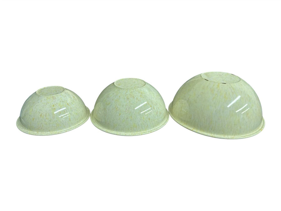 Bowls Brookpark Melamine Nesting Mixing Pastel Yellow Confetti Splatter 3 Piece