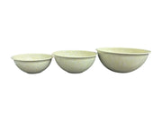 Bowls Brookpark Melamine Nesting Mixing Pastel Yellow Confetti Splatter 3 Piece