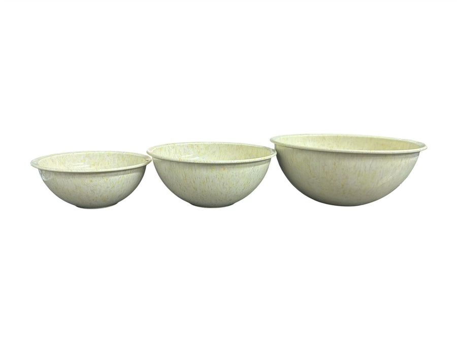 Bowls Brookpark Melamine Nesting Mixing Pastel Yellow Confetti Splatter 3 Piece