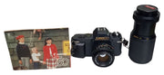 Canon T50 Camera With Accessories Retro Collectible Photography 1980s