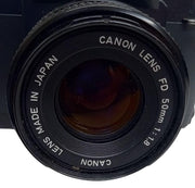Canon T50 Camera With Accessories Retro Collectible Photography 1980s