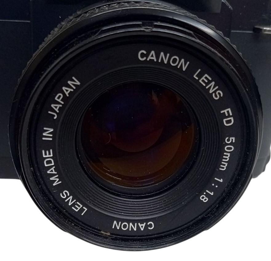 Canon T50 Camera With Accessories Retro Collectible Photography 1980s