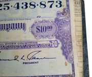 American Express Traveller's Cheques With Wallet Antique Collectible Nostalgic