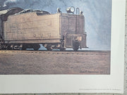 Railroad Pennsylvania Lithograph John C. Wenrich '57 Pennsy Class H-10 25"x19"