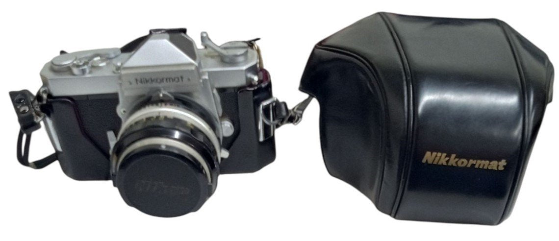 Nikon Nikkormat Camera 52mm With Case & Accessories Vintage Photography