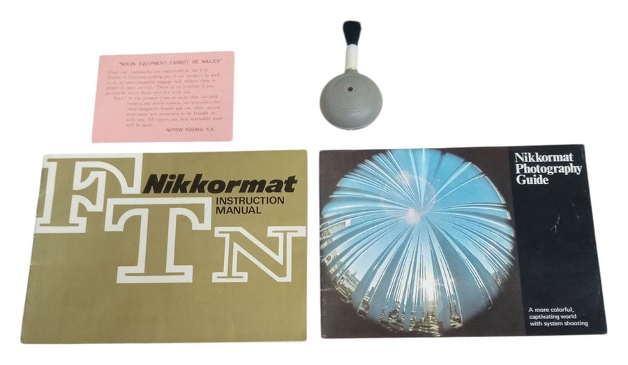 Nikon Nikkormat Camera 52mm With Case & Accessories Vintage Photography