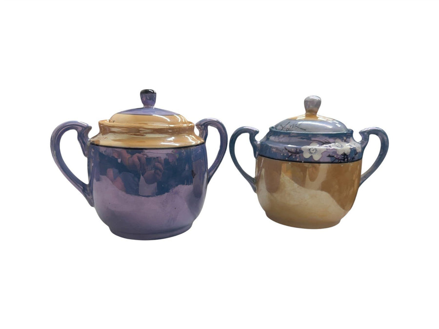 Japanese Vintage Tea Set Takito TT Company Lustreware Set of 22 Pieces