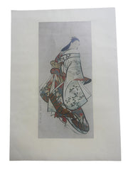 Japanese Courtesan Vintage Lithograph Edo Period Kaigetsudō Ando Kodansha Ltd.