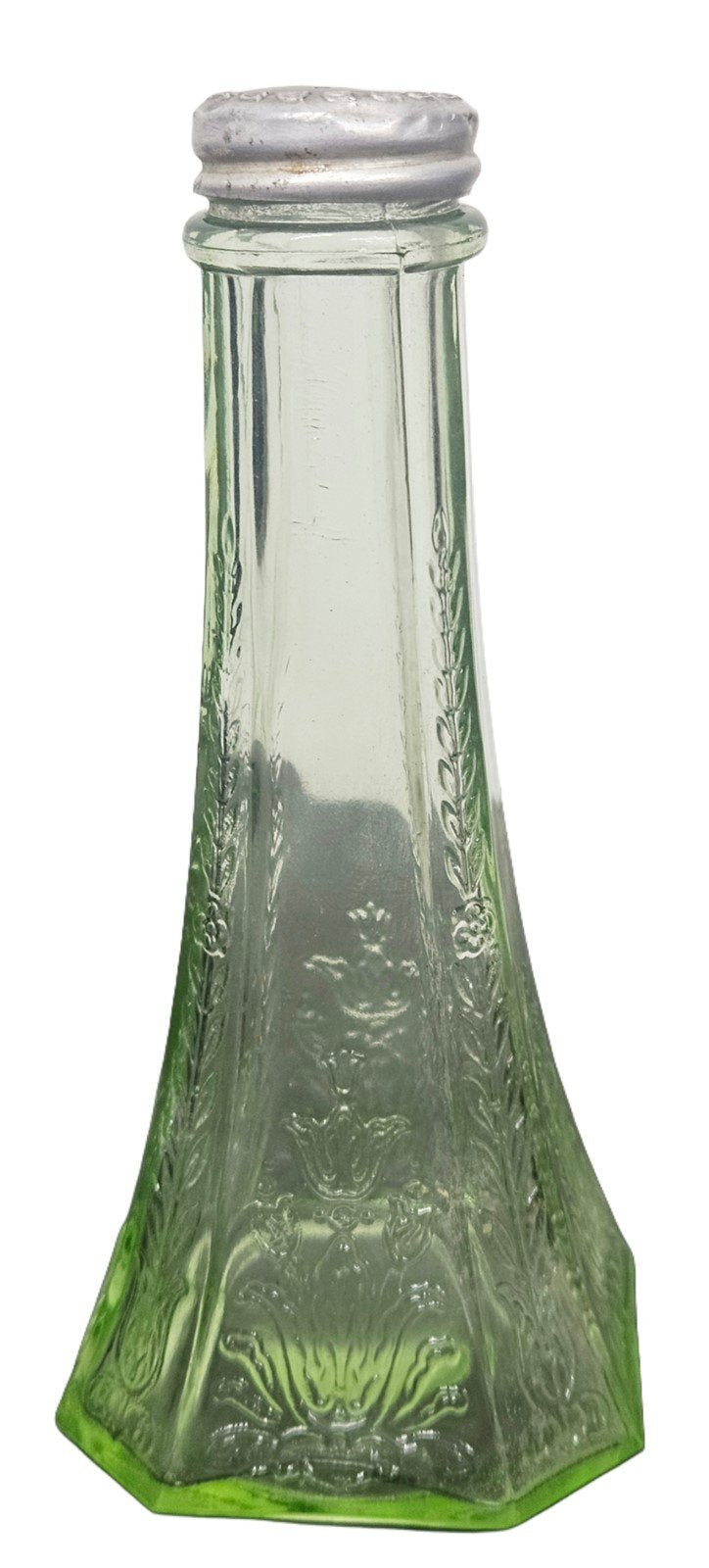 Anchor Hocking Vintage Green Vaseline "Princess" Single Shaker