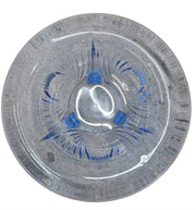 Copen Blue Vintage Glass "Paden City Maya" Console Set Full