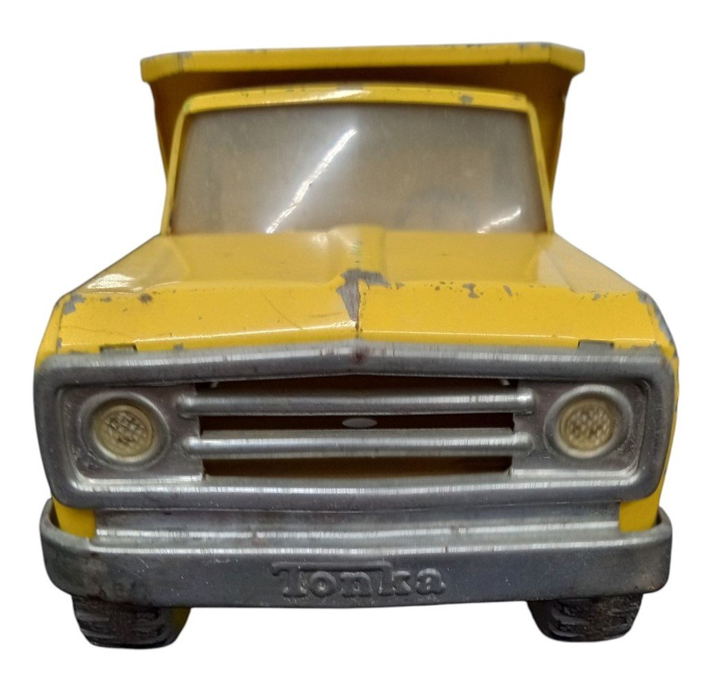 Tonka Yellow Dump Truck Construction Toy Vintage Retro Collectible Nostalgic