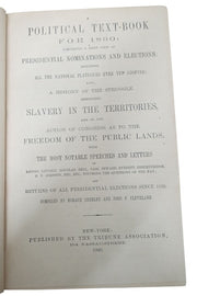 Book Political Textbook For 1860 Greeley Antique Collectible Historical 1800s