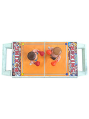 TOMY Bumbling Boxing 1980's Toy Vintage Play Set 2 Wind Up Boxers Folding Case