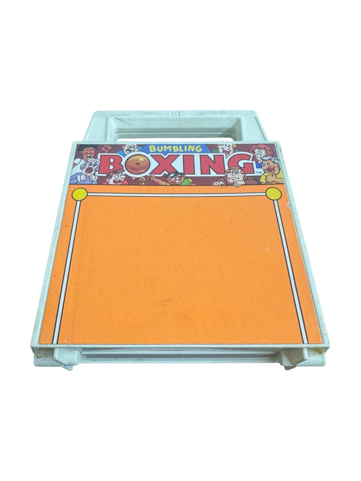 TOMY Bumbling Boxing 1980's Toy Vintage Play Set 2 Wind Up Boxers Folding Case