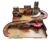Hotwheels Mattel City Folding Playset Cars Vintage 1970's Sto & Go Case
