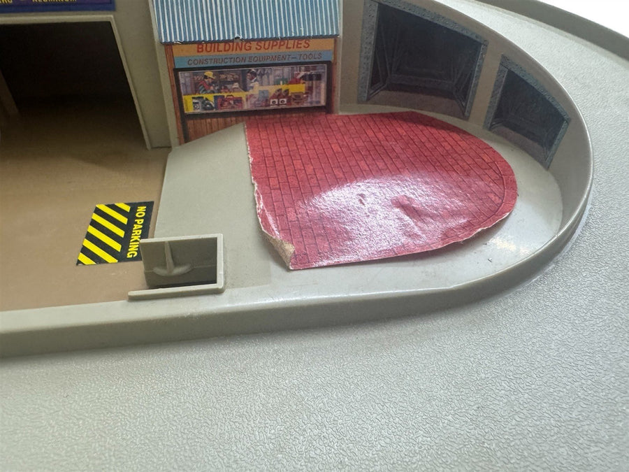 Hotwheels Mattel Construction Site Folding Playset Cars Vintage 1970's Sto & Go