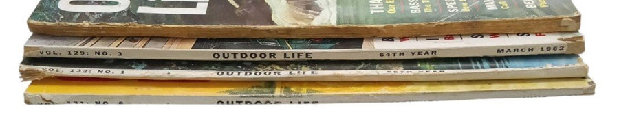 Magazines Outdoor Life 1960s Set Of 4 Vintage Collectible Nostalgic Hunting