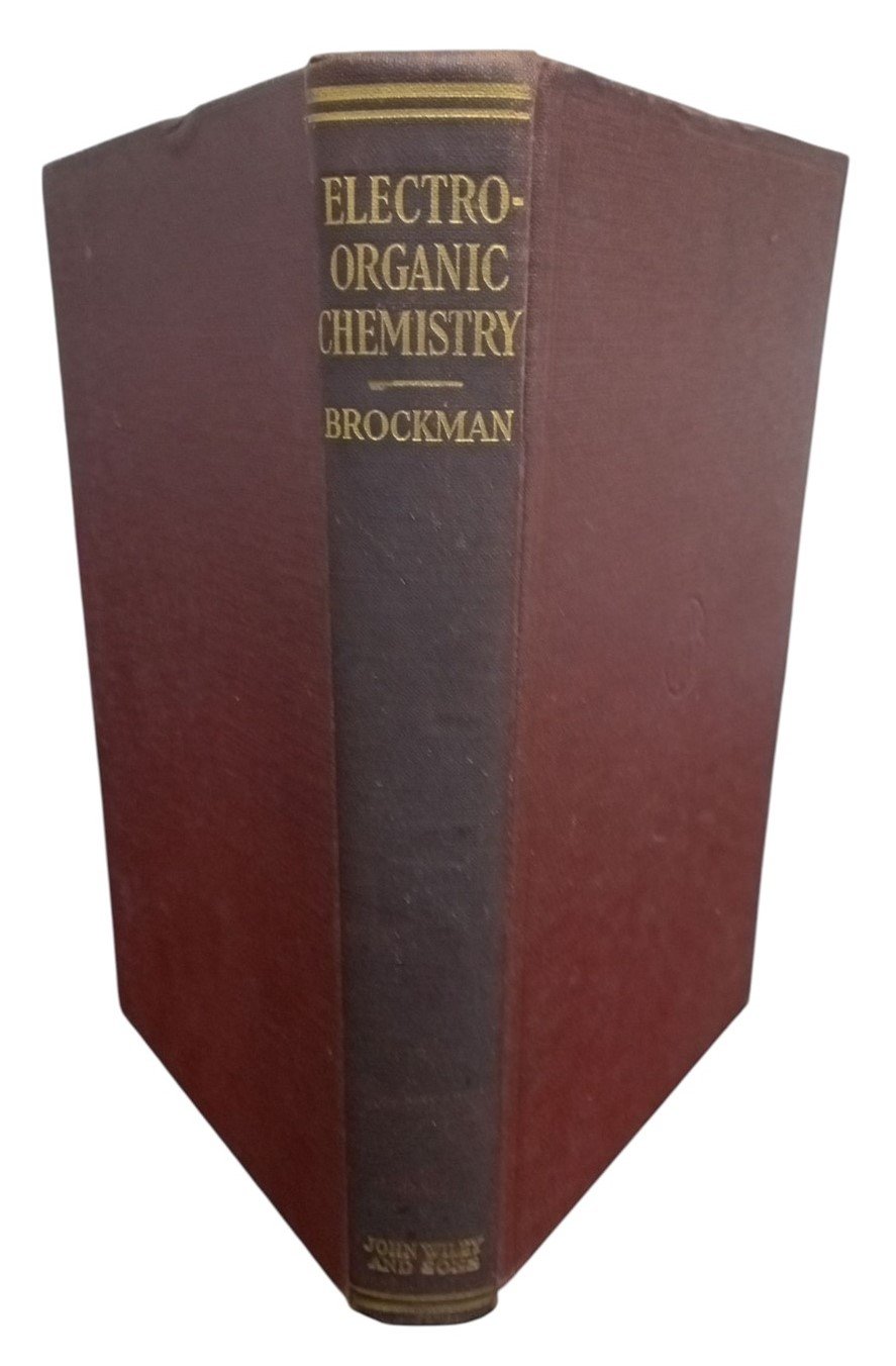 Book Electro-Organic Chemistry 1926 Antique Collectible Textbook Educational