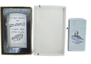 Zippo Slim 1969 U.S.S. Calcaterra (DER-390) Vintage Lighter