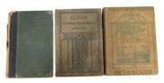 Books 1900 1911 1912 Set Of 3 Antique Collectible School Learning Literature