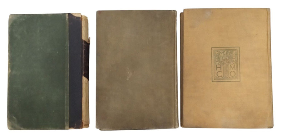 Books 1900 1911 1912 Set Of 3 Antique Collectible School Learning Literature