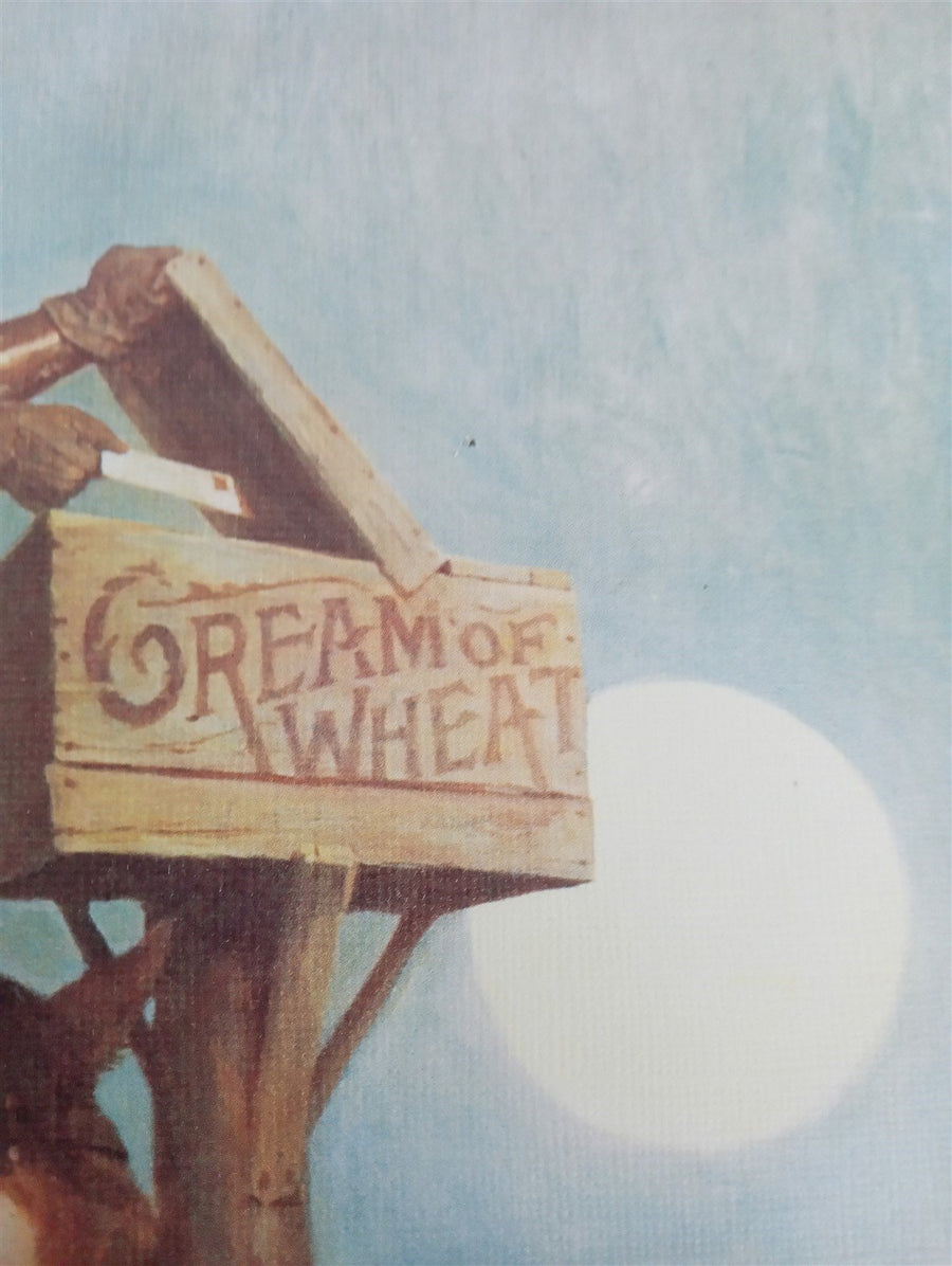 Lithograph N.C. Wyeth Cream Of Wheat Western Print Ad Vintage Collectible