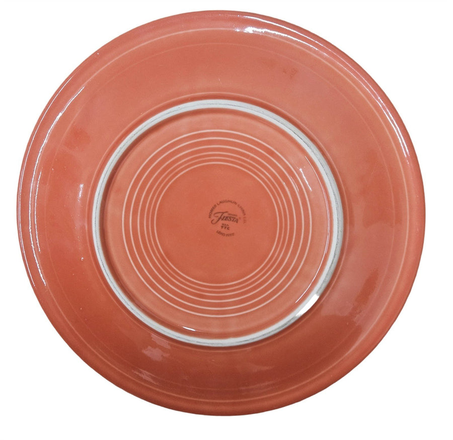 Fiesta - Persimmon Orange Dinner Plate Homer Laughlin Ceramic Dish Kitchenware