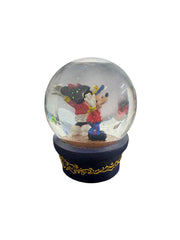 Disney Mickey Minnie Vintage Snow Globe Inaugural 1998 Cruise Lines Magic