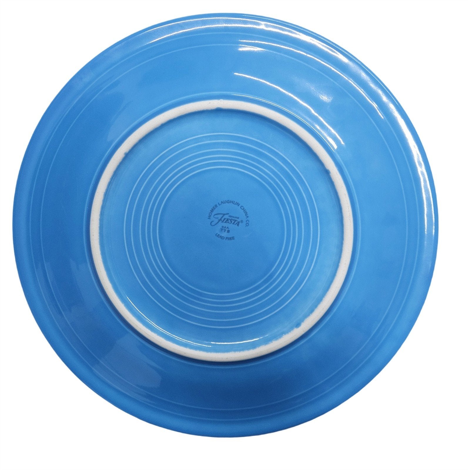 Fiesta - Peacock Blue Dinner Plate Homer Laughlin Ceramic Dish HLC