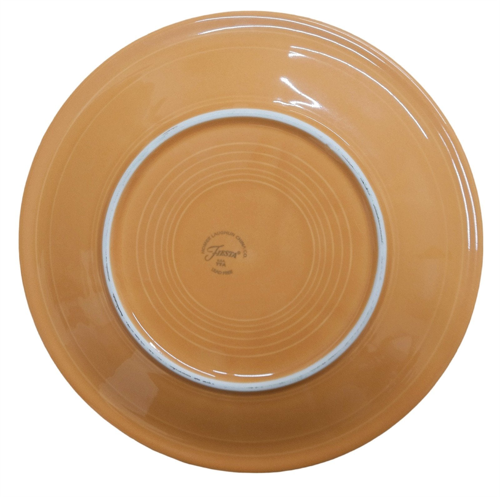 Fiesta - Tangerine Orange Dinner Plate Homer Laughlin Ceramic Dish HLC