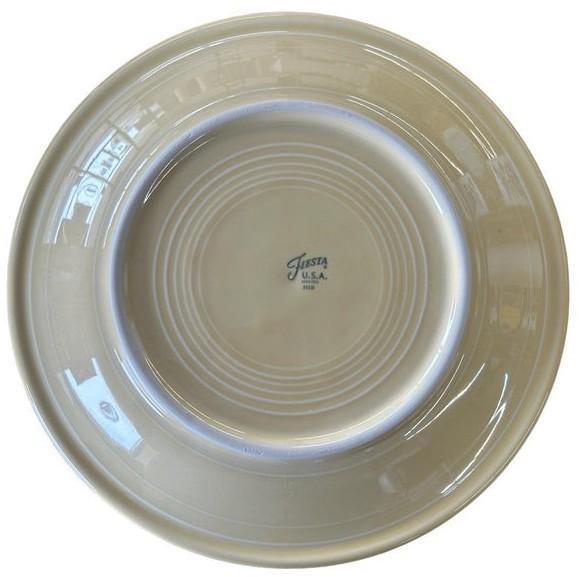 Fiesta - Ivory Cream Off White Dinner Plate Homer Laughlin Ceramic Dish HLC